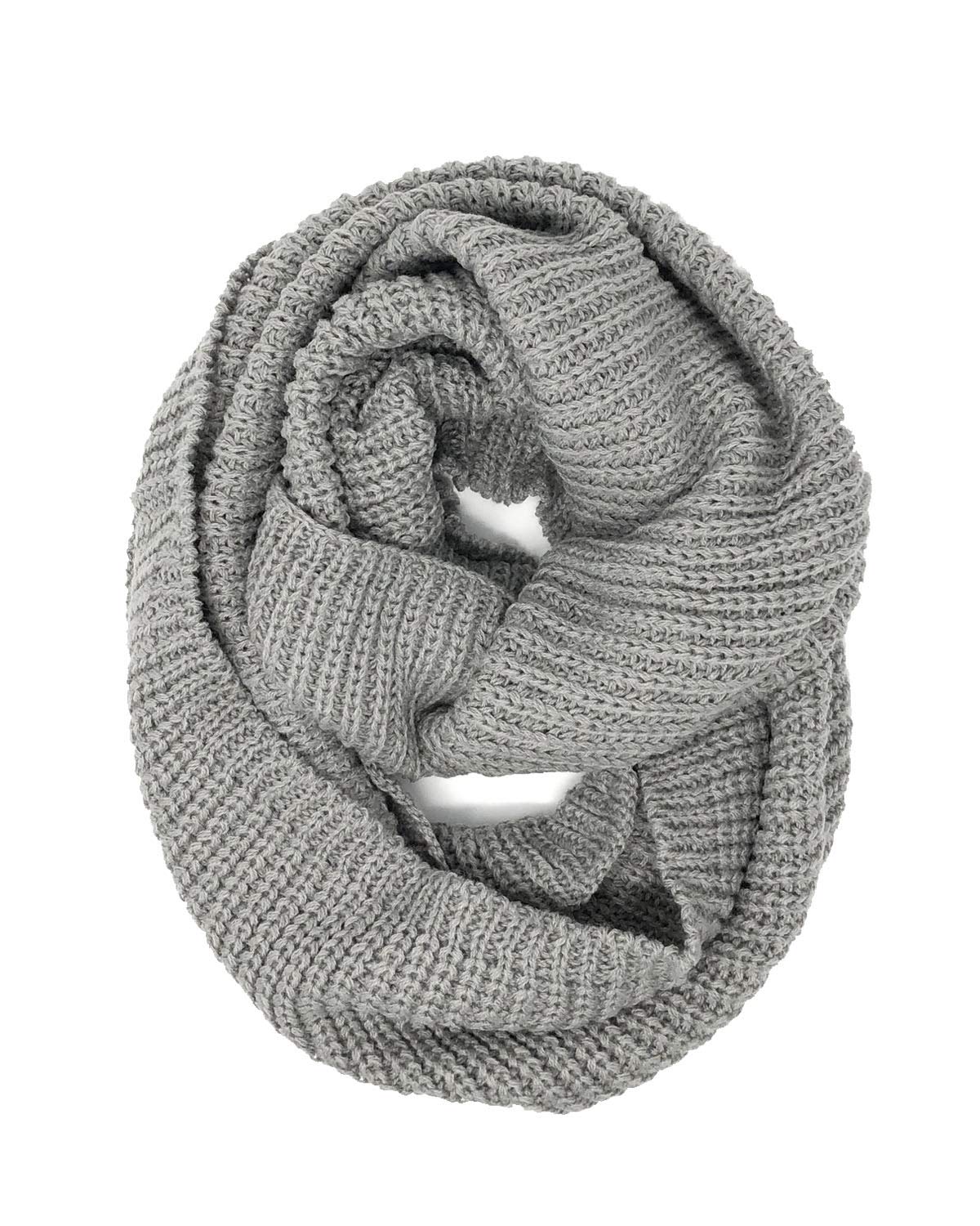 Wrapables Thick Knitted Winter Warm Infinity Scarf