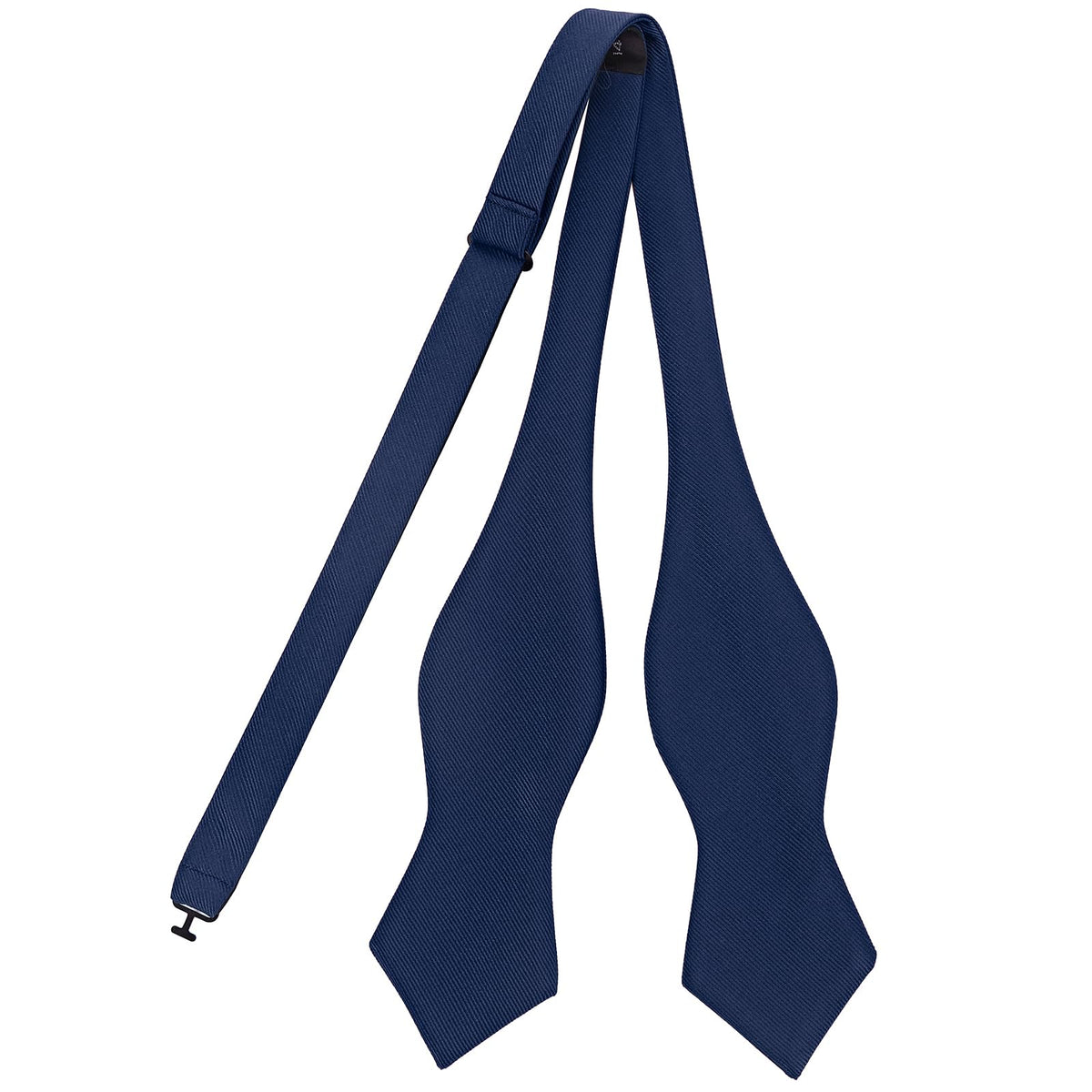 GUUNIEE Men's Exquisite Woven Silk Self Bowtie Solid Diamond Bow Ties