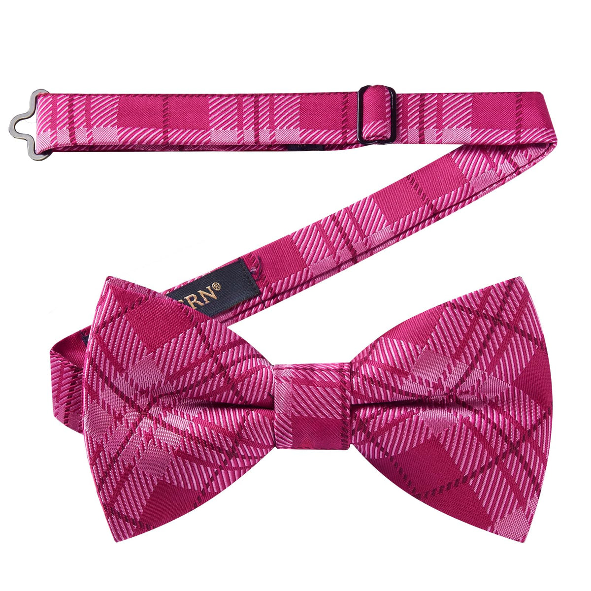 HISDERN Bow Ties for Men Pretied Bowties Classic Formal Business Bow Tie Adjustable Tuxedo Bowtie for Wedding Party