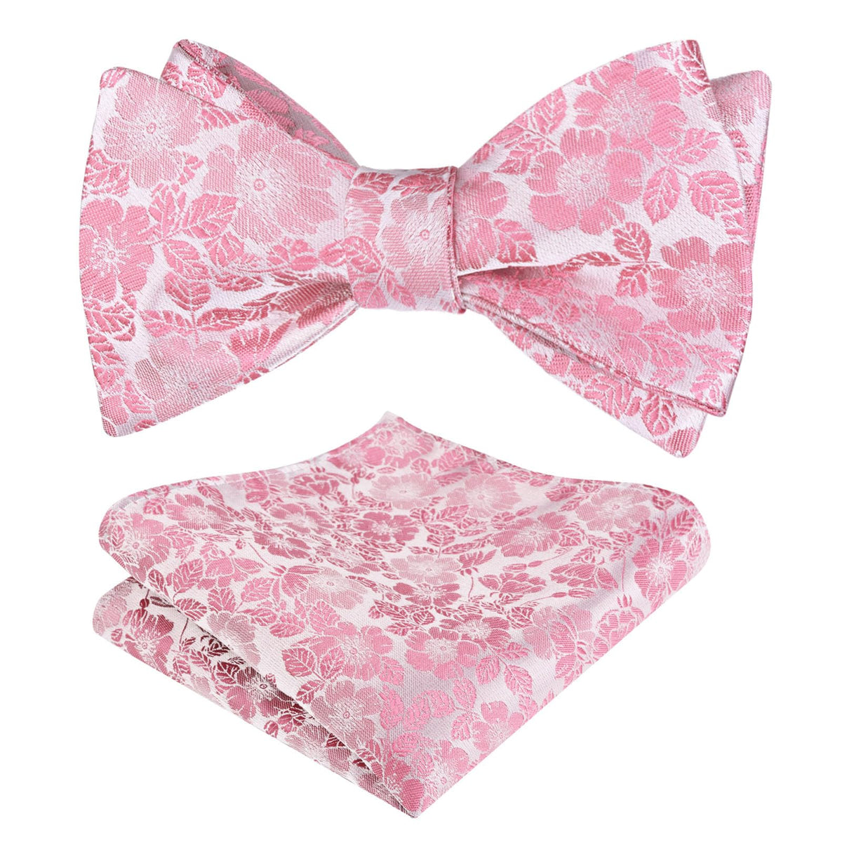Alizeal Mens 2pcs Floral Pattern Bow Tie Set
