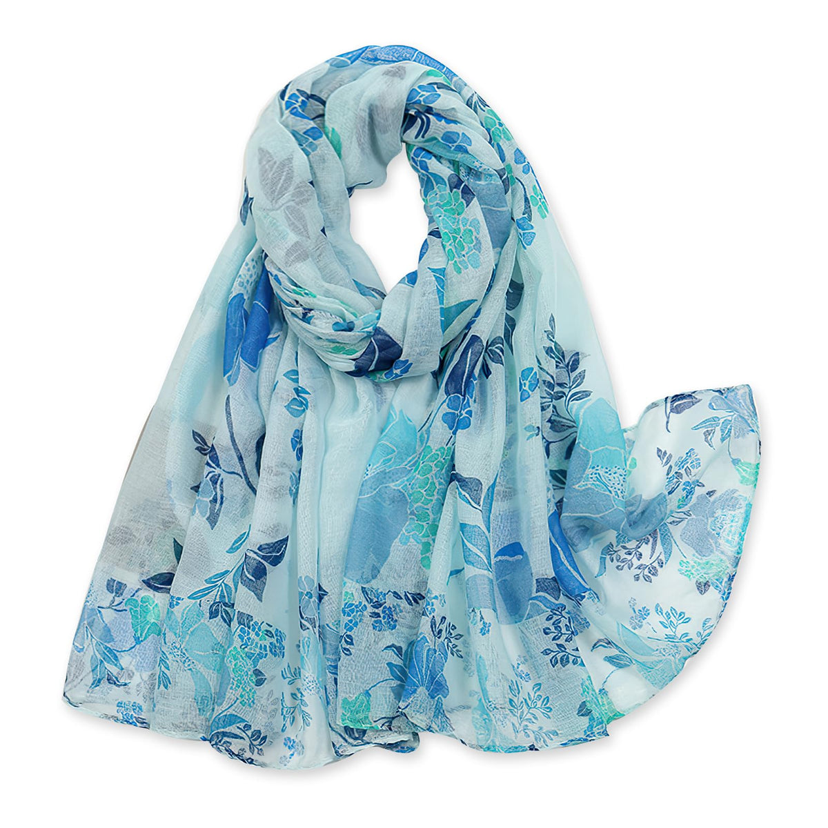 vimate Lightweight Scarf for Women Fashion Head Cover Hijab Cotton Voile Scarf Shawl Wrap for Spring Fall Winter Season