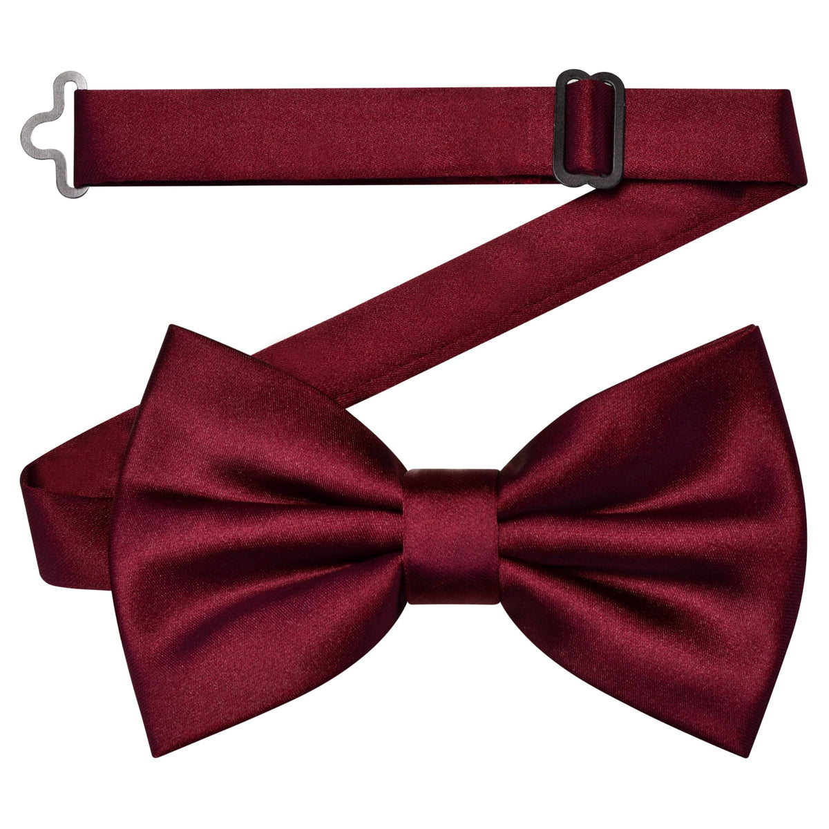 Branduce Solid Color Pre-tied Bow Tie Quality Adjustable Bowtie for Men Party Wedding