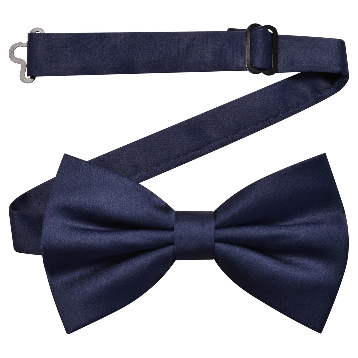 Branduce Solid Color Pre-tied Bow Tie Quality Adjustable Bowtie for Men Party Wedding