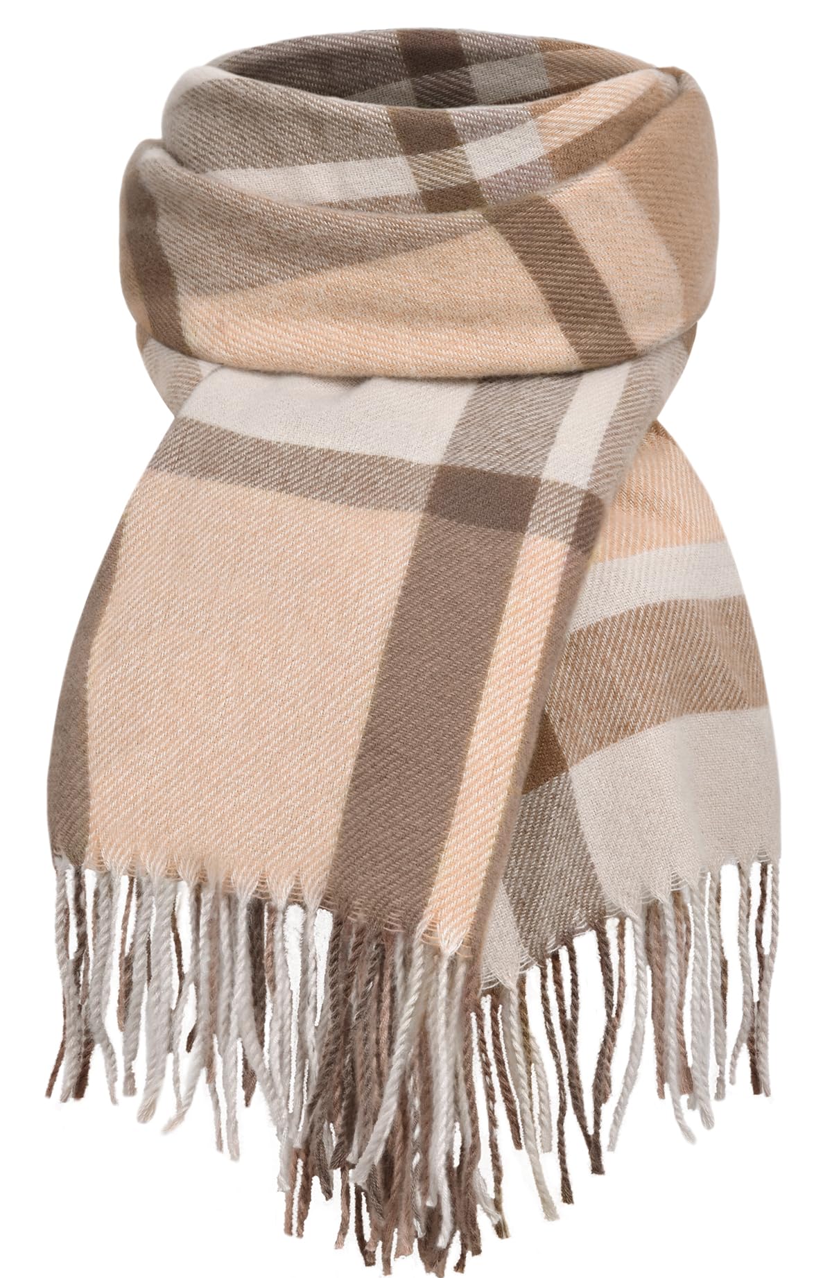 Winter Scarf for Women Long Plaid Shawls Wraps Blanket Pashmina Scarves