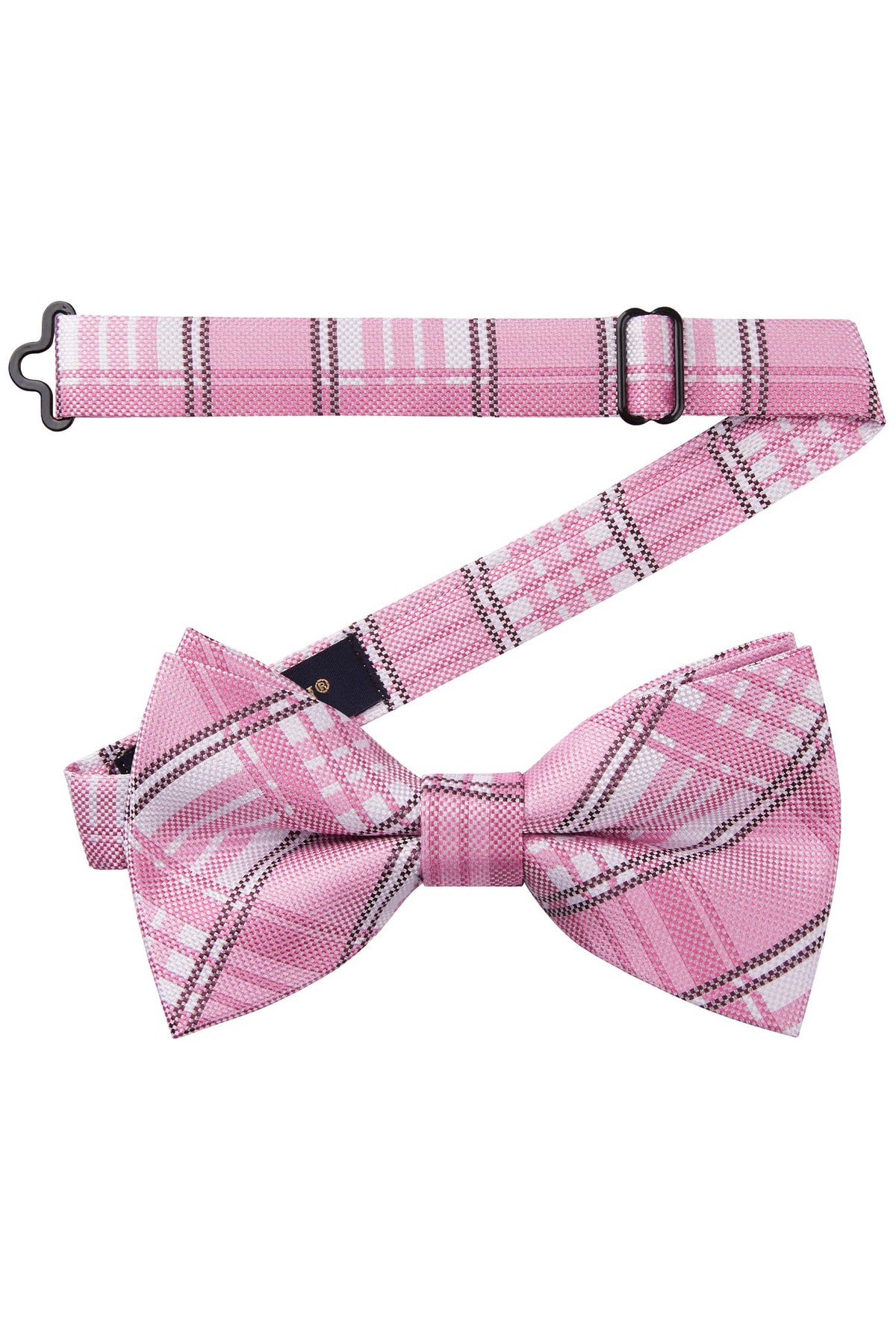 HISDERN Bow Ties for Men Pretied Bowties Classic Formal Business Bow Tie Adjustable Tuxedo Bowtie for Wedding Party