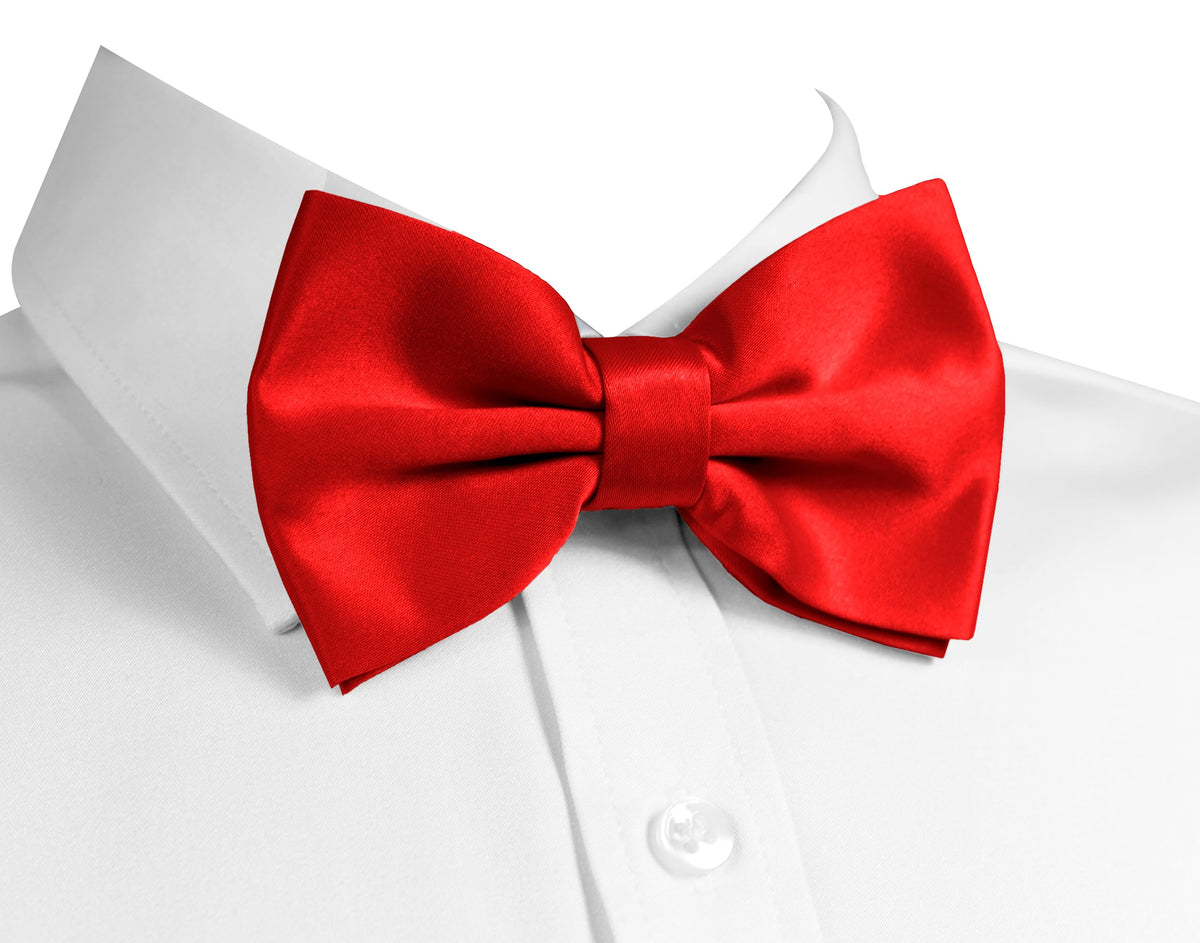 trilece Bow Ties for Men - Men's Solid Pretied Bowties for Formal Wear - Adjustable Bow Tie - Bow ties for Woman
