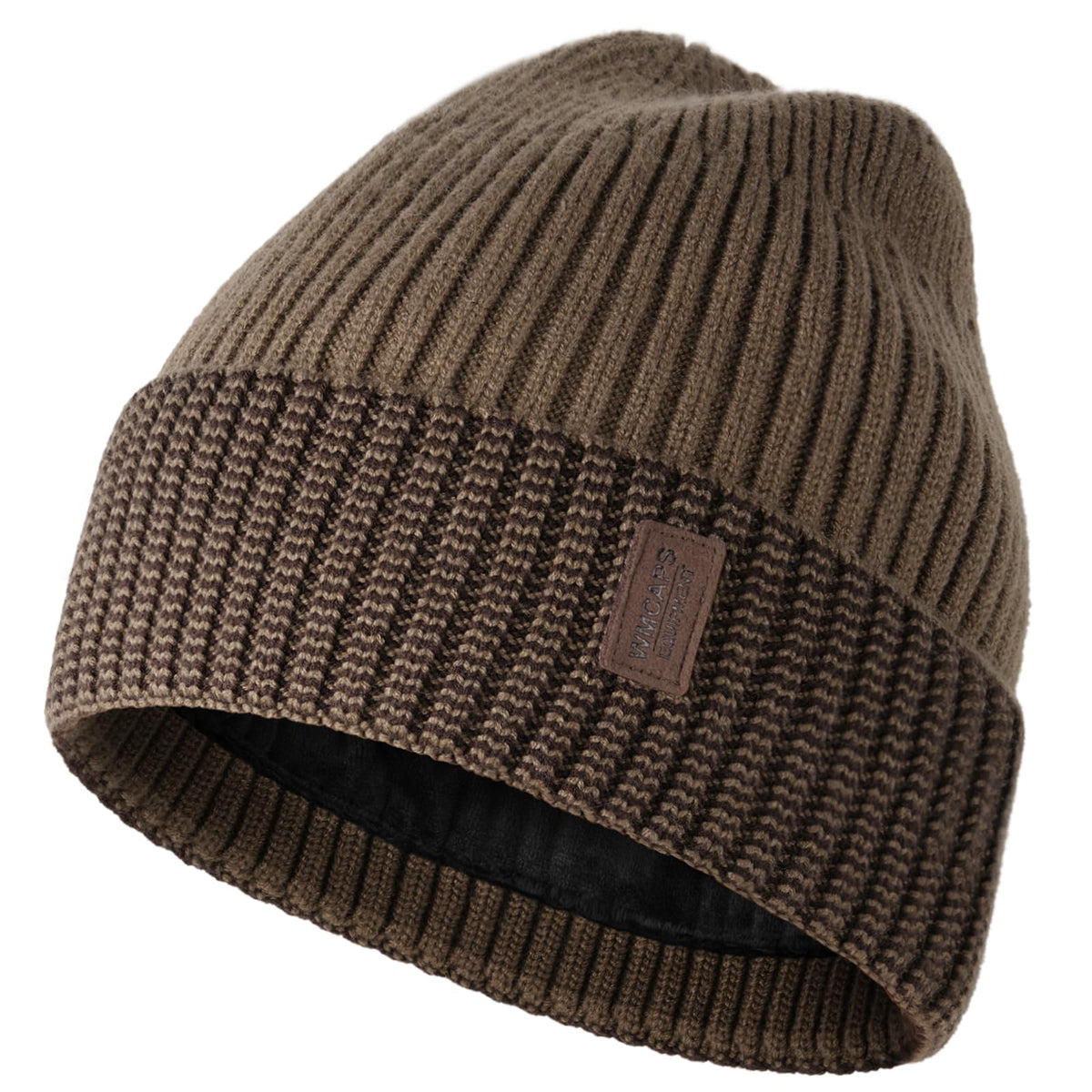Wmcaps Winter Beanie for Men Women Fleece Lined Hat Warm Cuffed