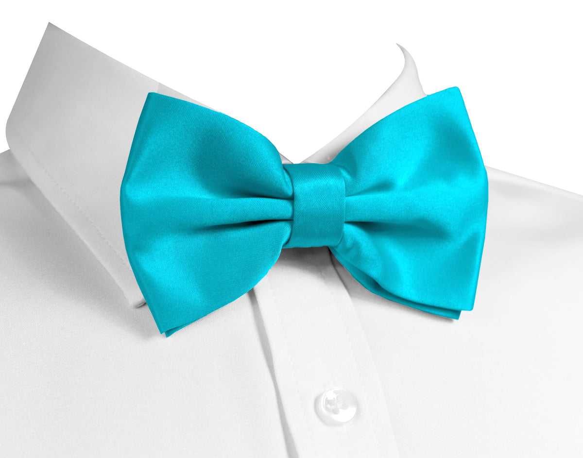 trilece Bow Ties for Men - Men's Solid Pretied Bowties for Formal Wear - Adjustable Bow Tie - Bow ties for Woman