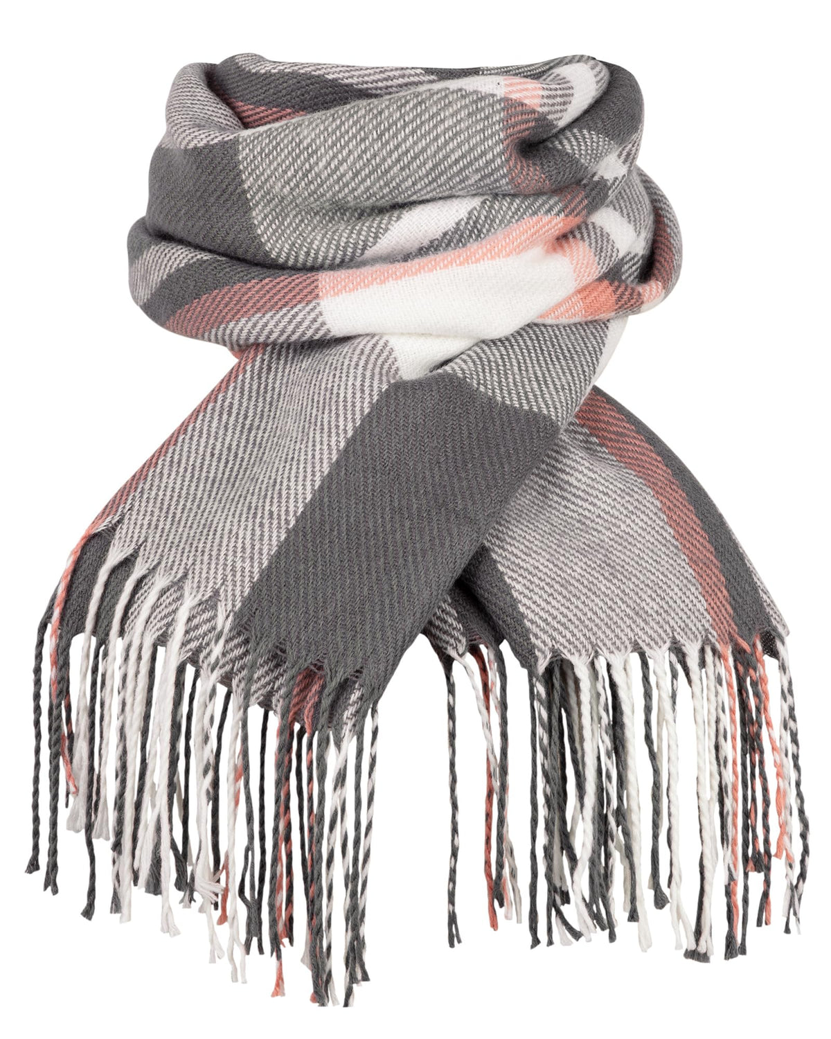 Loritta Winter Scarf for Women, Long Plaid Shawl Wraps Scarves Gifts