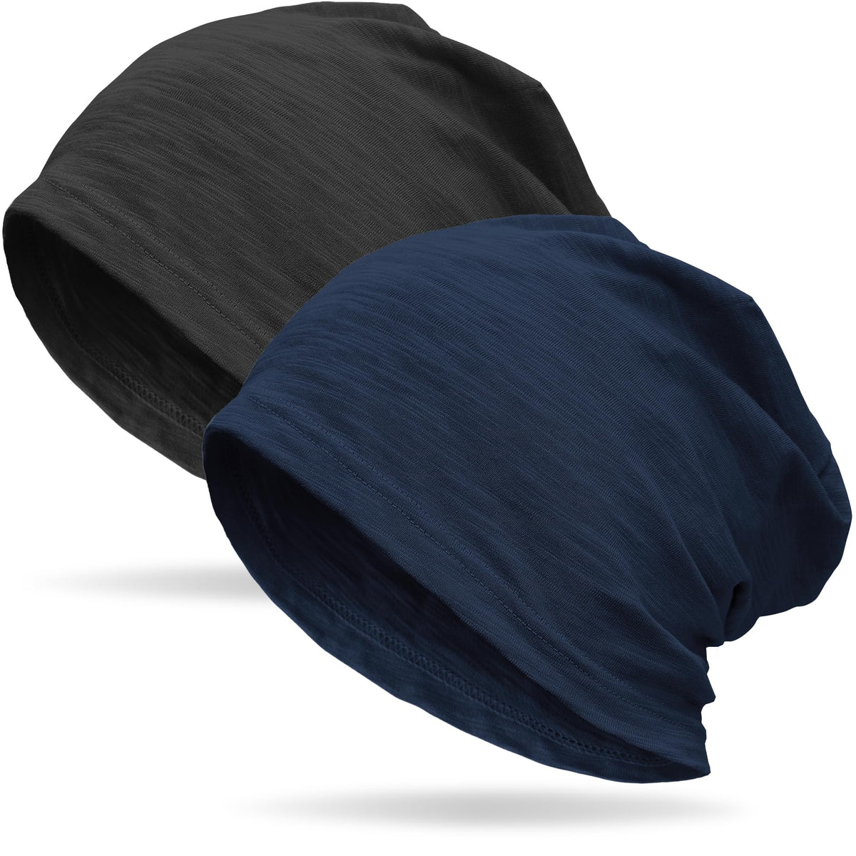 vidsel 100% Cotton Slouchy Beanie, Lightweight Summer Hats for Women Men