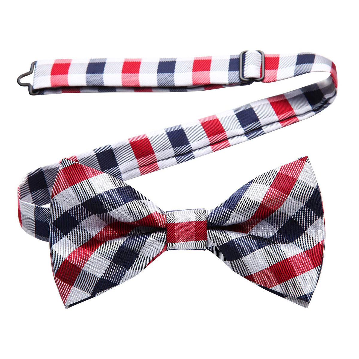 HISDERN Bow Ties for Men Pretied Bowties Classic Formal Business Bow Tie Adjustable Tuxedo Bowtie for Wedding Party