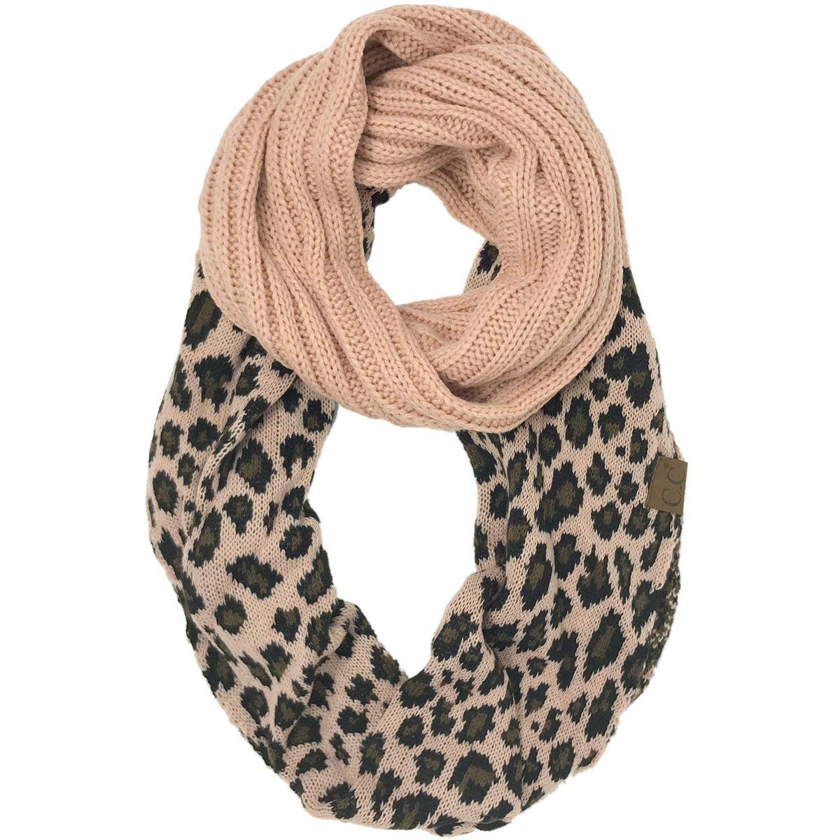 C.C CC Winter Soft Matching Unisex Chunky Knit Cowl Loop Infinity Scarf