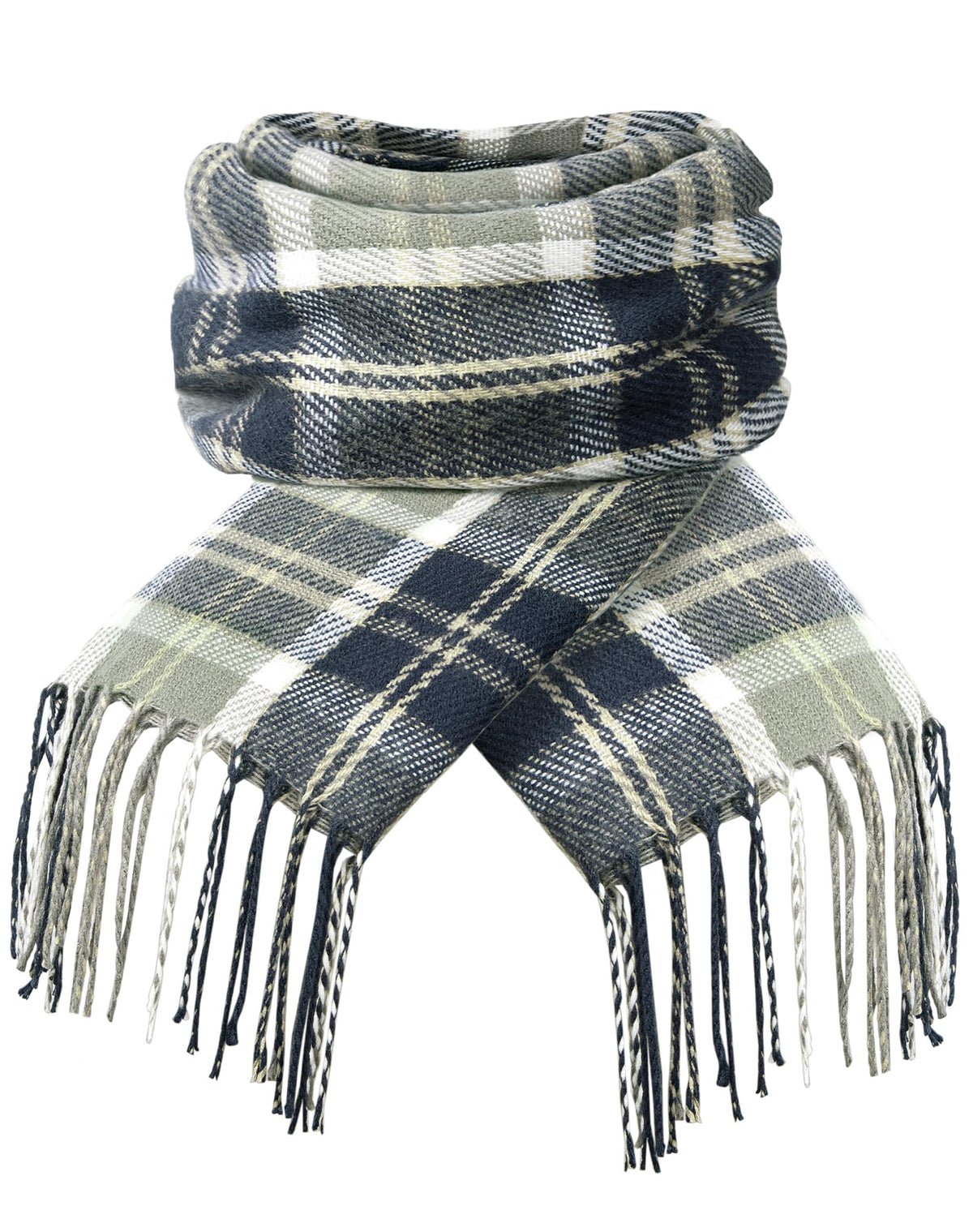Loritta Winter Scarf for Women, Long Plaid Shawl Wraps Scarves Gifts