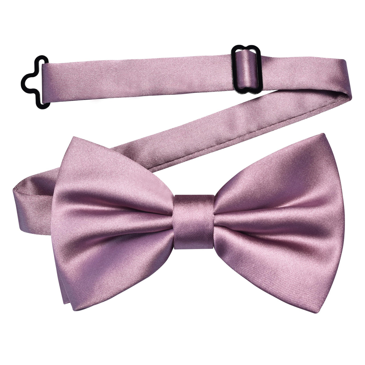 Branduce Solid Color Pre-tied Bow Tie Quality Adjustable Bowtie for Men Party Wedding