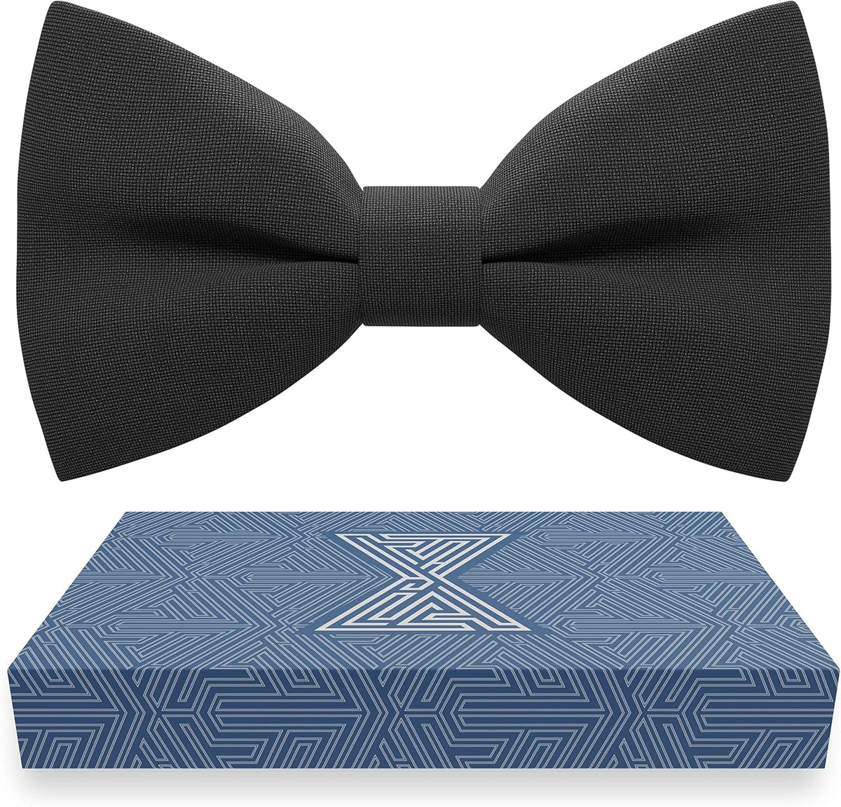 Bow Tie House Mens Bowties Pre-tied Shape Clip on Bowtie Solid Men Formal Wear for kids, baby boys, toddler any age bow ties