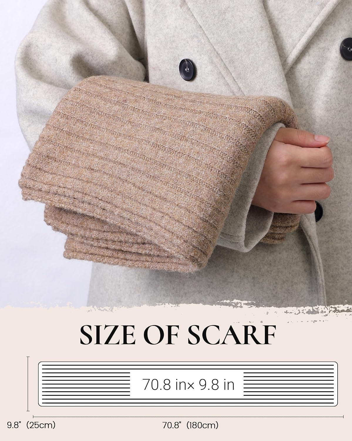 Winter Scarf for Women - Cozy Fashion Scarves for Women winter warm